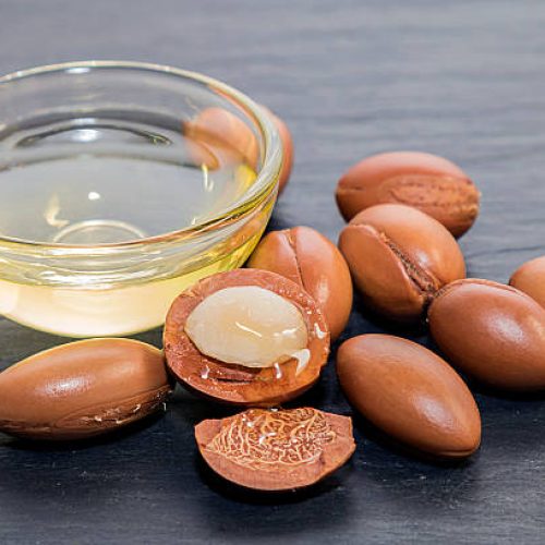 Argan oil . The liquid gold of Morocco, much appreciated in cosmetics.